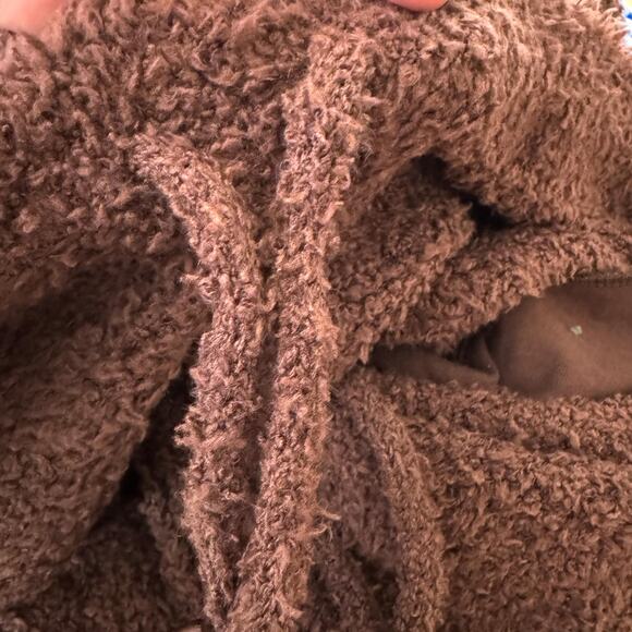 Skims Pull On Fleece Sherpa Teddy Jogger Pants Brown Cozy Loungewear 4X/5X NWT - Picture 6 of 13